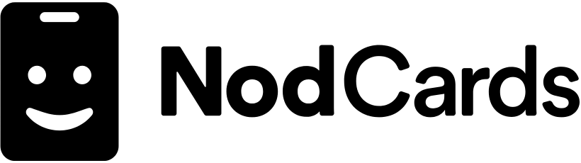 NodCards Logo Black